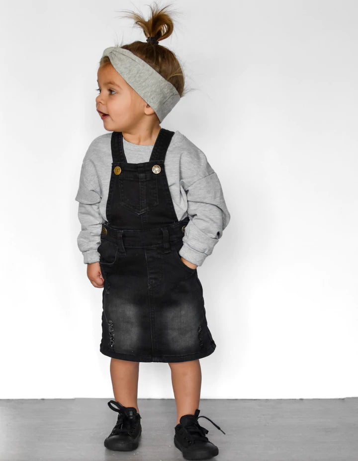 Skirt Overalls - Black FIVE&KNUX Skirt Overalls - Black FIVE&KNUX