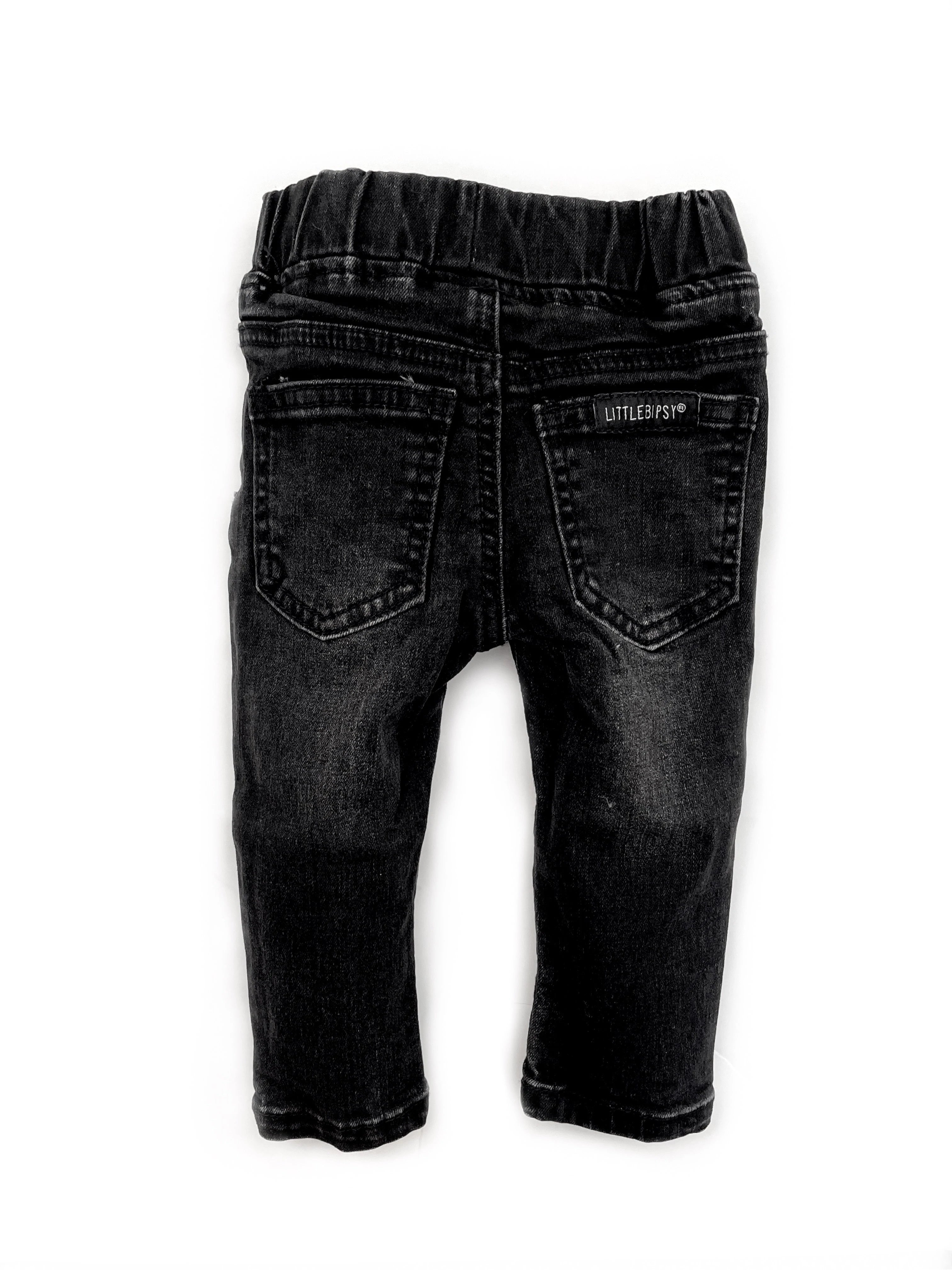 Black wash denim jeans - FIVE&KNUX