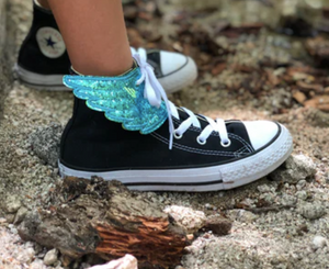 Lace in sales wings for shoes