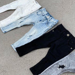 White distressed jeans - FIVE&KNUX